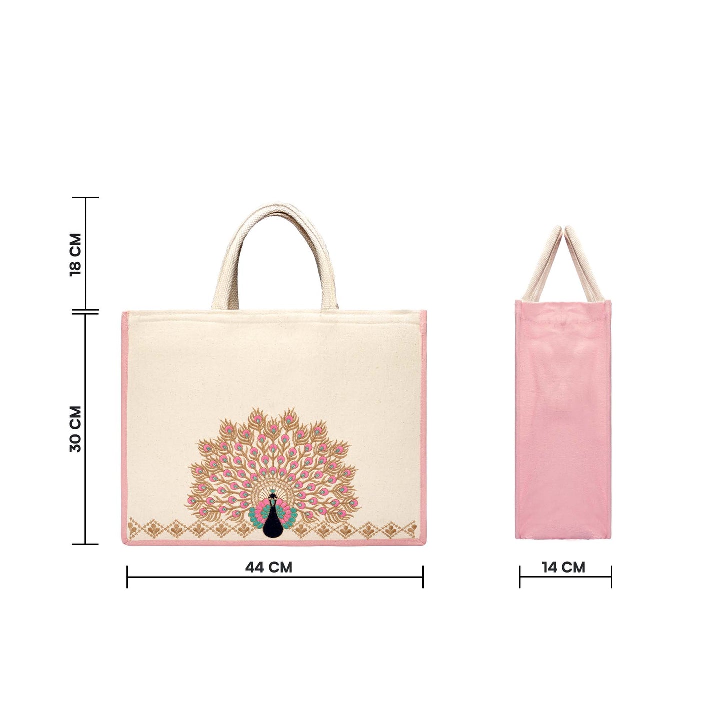 Mayura Embroidered Hamper Bag