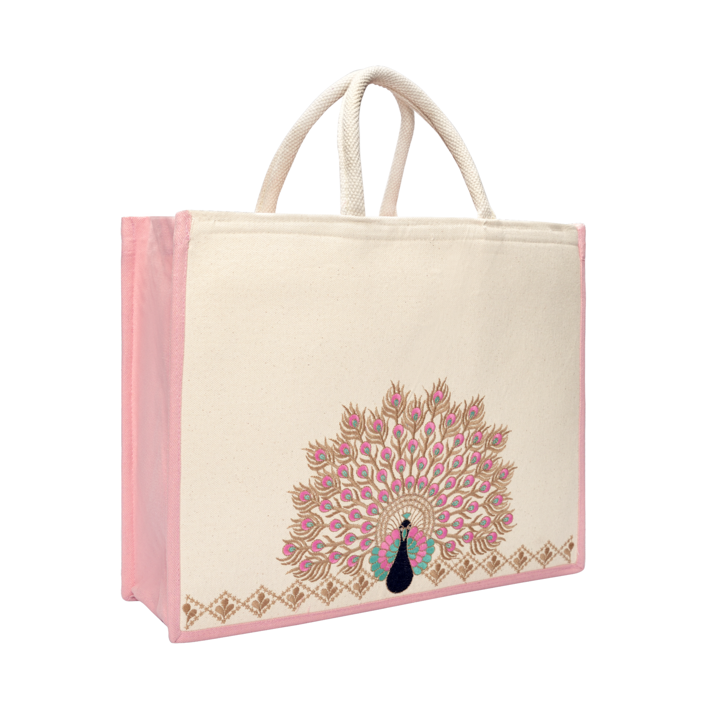Mayura Embroidered Hamper Bag