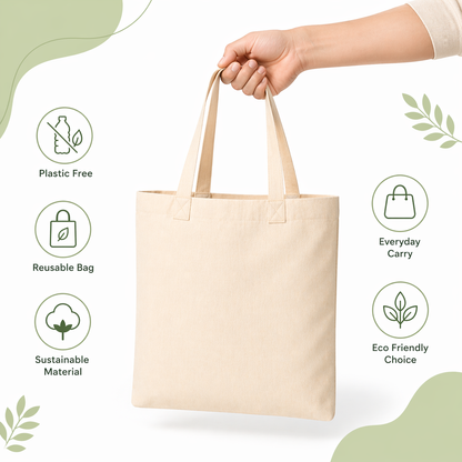14x16 Inch Cotton Tote Bag | 150 GSM