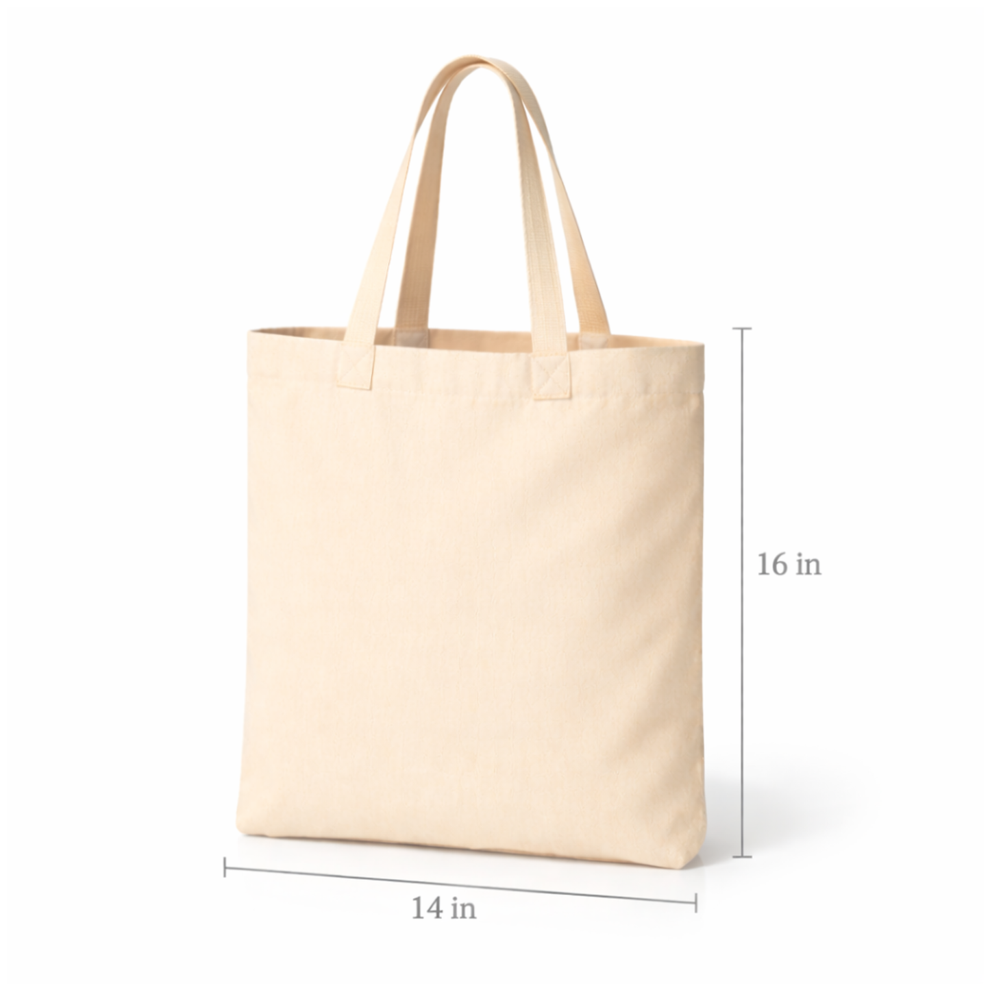 14x16 Inch Cotton Tote Bag | 150 GSM