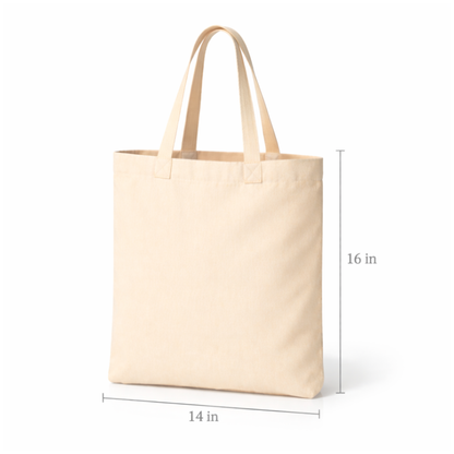 14x16 Inch Cotton Tote Bag | 150 GSM