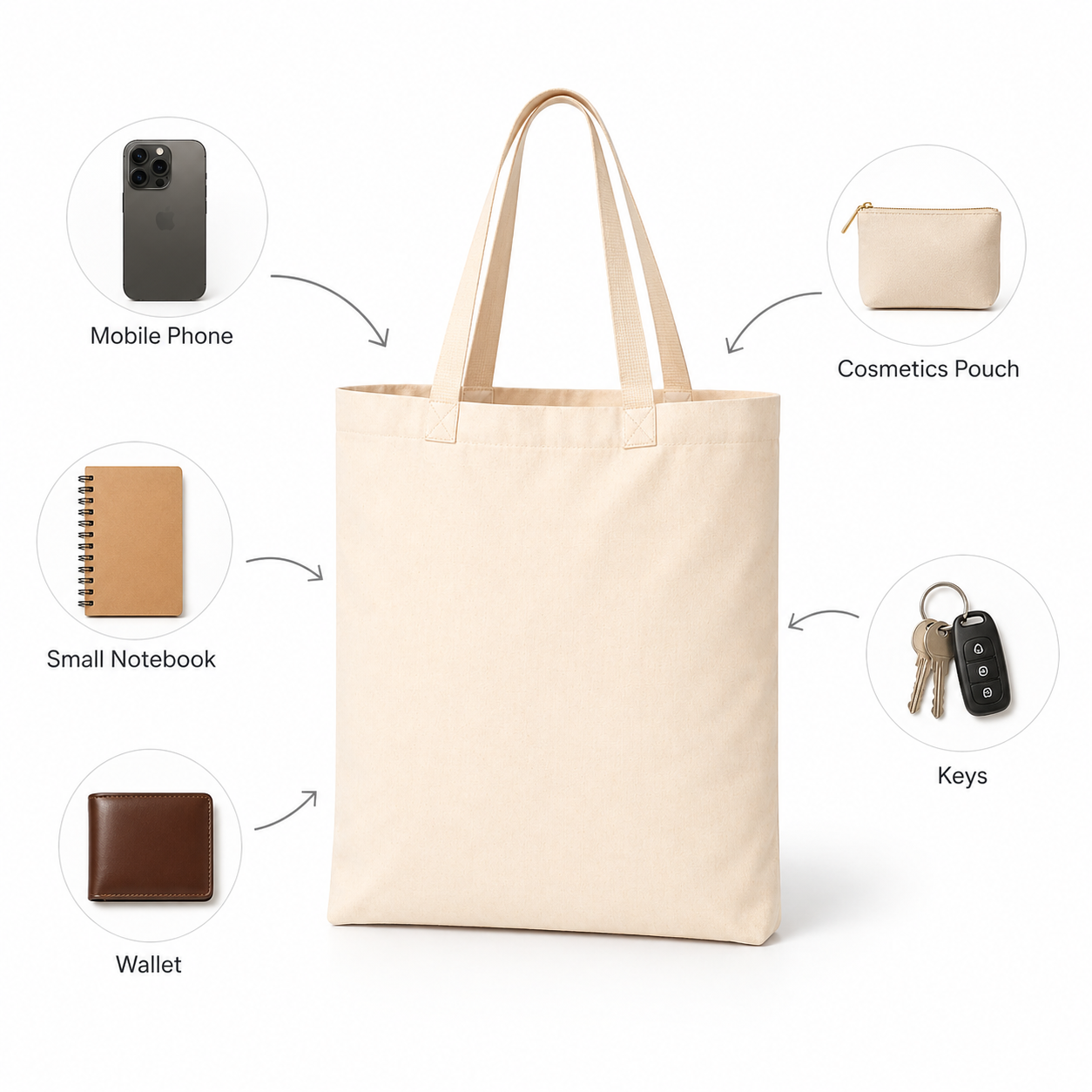 14x18 Inch Cotton Tote Bag | 150 GSM