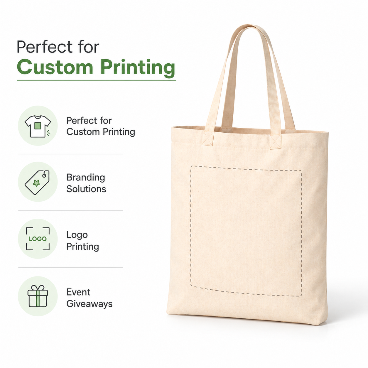 14x18 Inch Cotton Tote Bag | 150 GSM