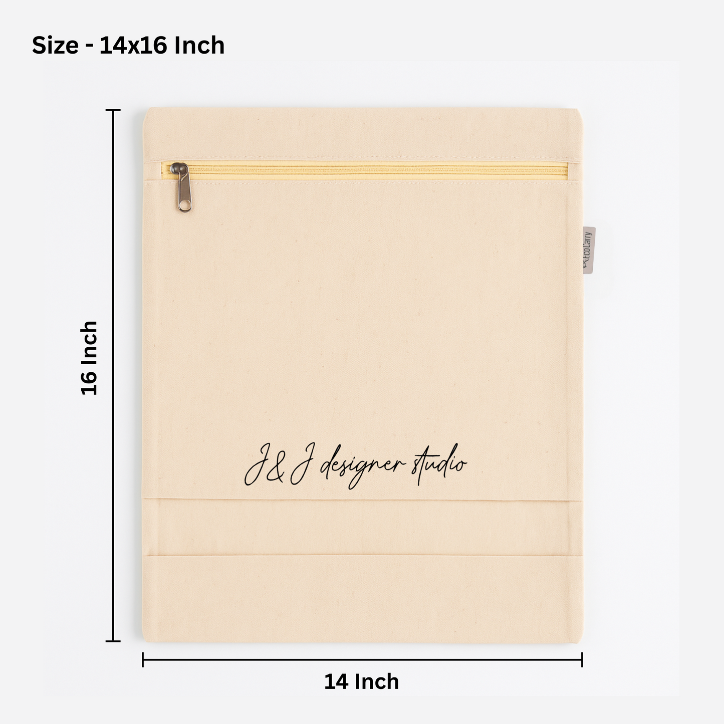 14x16 Inch Personalised Cotton Saree Cover
