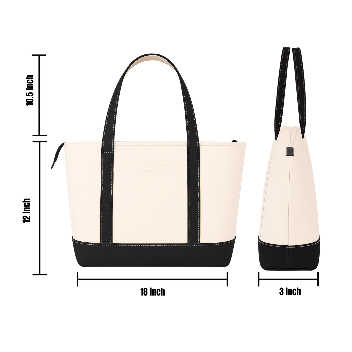 Black Classic Women Office Bag