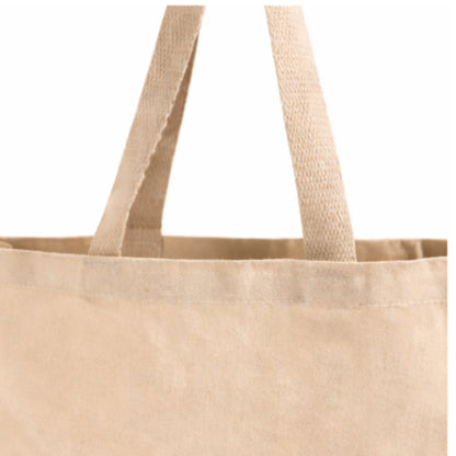 Custom 14x15x4 Inch Cotton Canvas Bag | 330 GSM