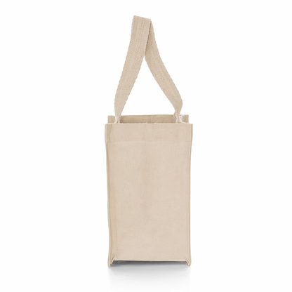 Custom 10x8x5 Inch Cotton Canvas Bag | 330 GSM