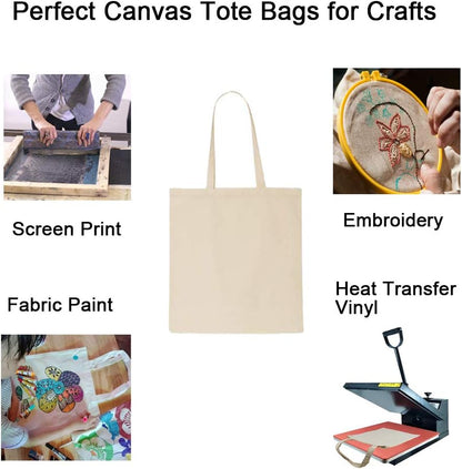 Custom 14x16 Inch Cotton Tote Bag | 150 GSM