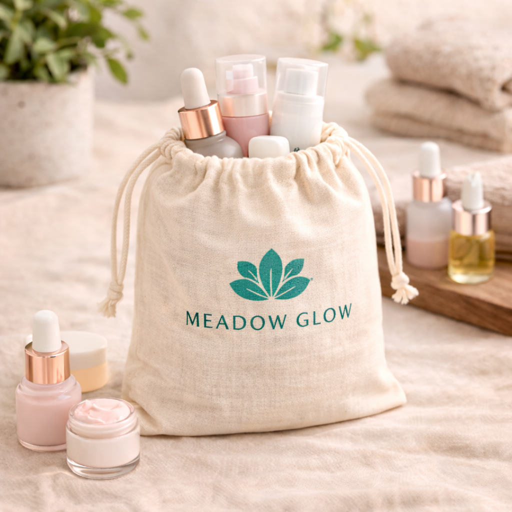 Custom 5x7 Inch Cotton Drawstring Bag | 150GSM