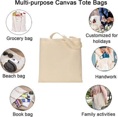 Custom 14x16 Inch Cotton Tote Bag | 150 GSM