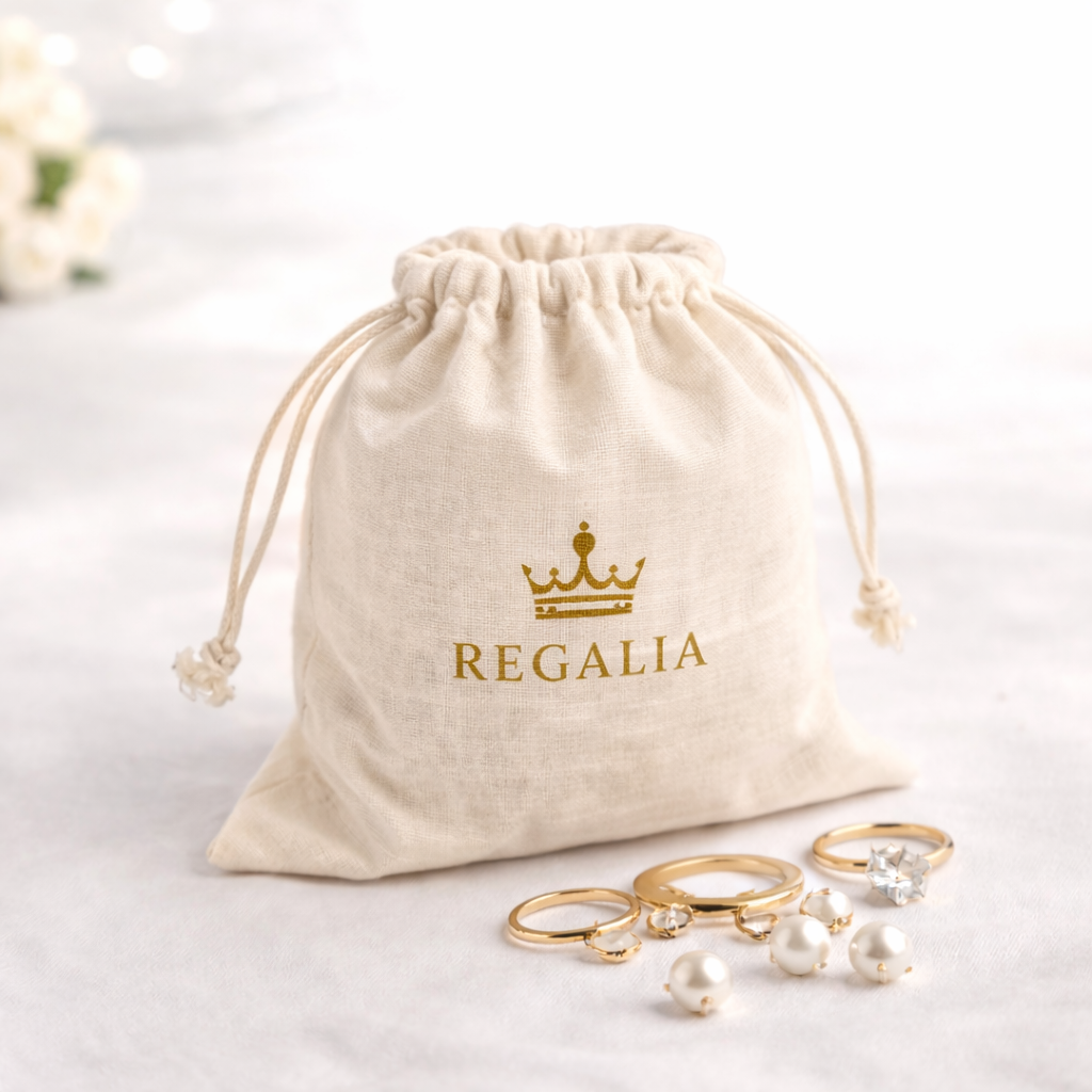 Custom 4x5 Inch Cotton Drawstring Bag | 150 GSM