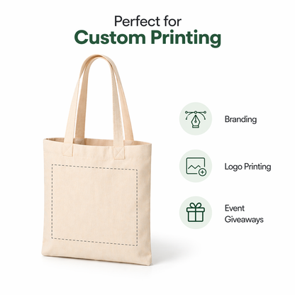 8x10 Inch Cotton Tote Bag | 150 GSM