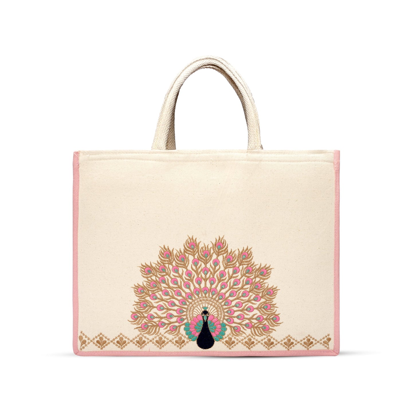 Mayura Embroidered Hamper Bag