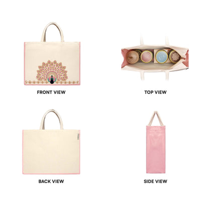 Mayura Embroidered Hamper Bag