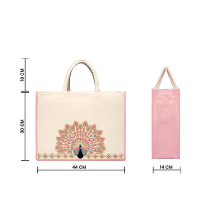 Mayura Embroidered Hamper Bag