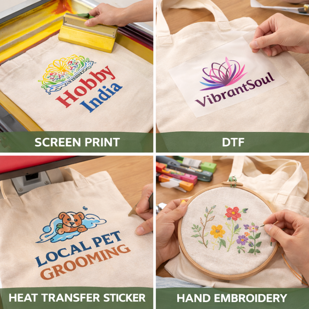 Custom 12x14 Inch Cotton Tote Bag | 220 GSM