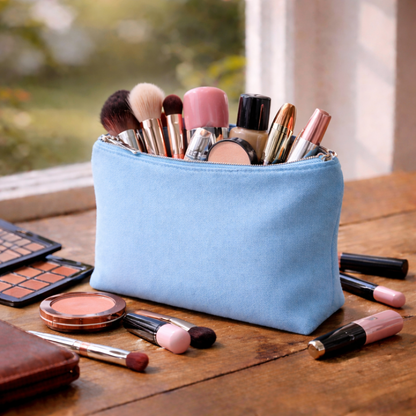 Everyday Cotton Zipper Pouch