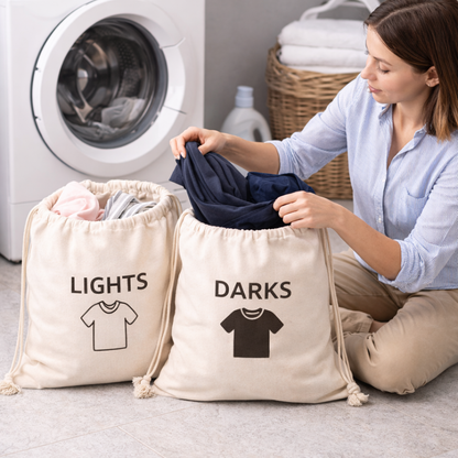 Custom 14x16 Inch Cotton Drawstring Bag | 150 GSM