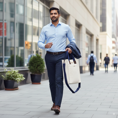 Office Bag for Men and Women - Beige