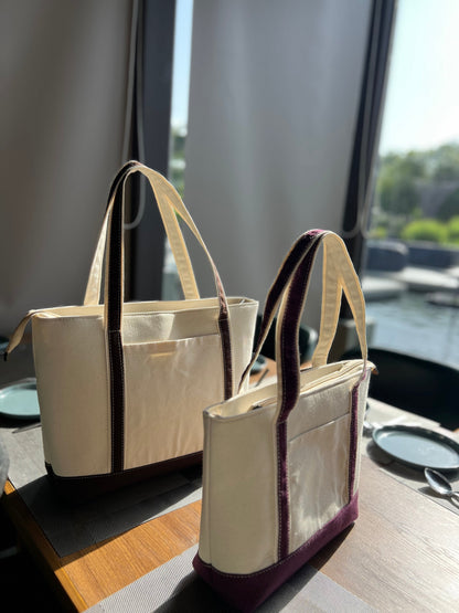 Brown Classic Women Tote Bag