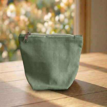 Mini Cotton Zipper Pouch