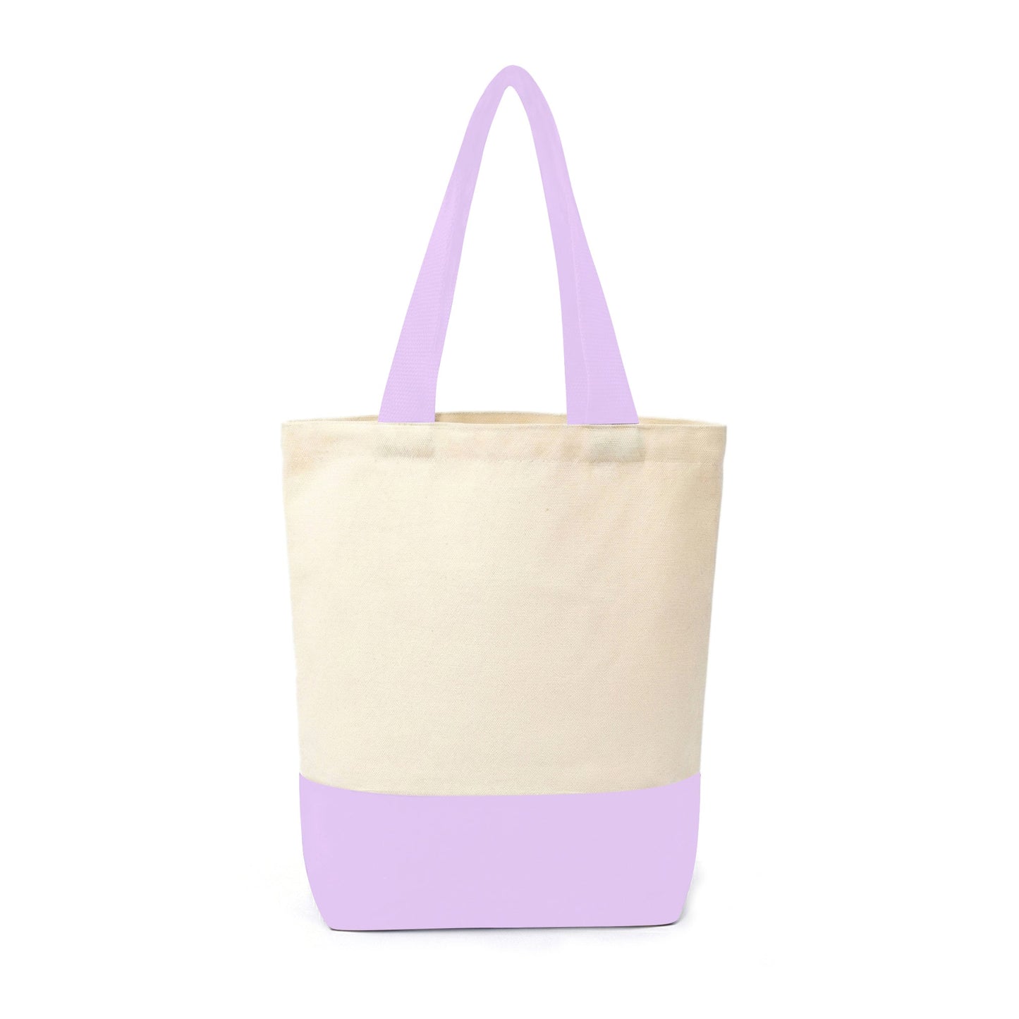Purple & Beige Tote Bag | 330 GSM