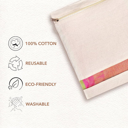 Plain Cotton Saree Cover | 16x14 Inch