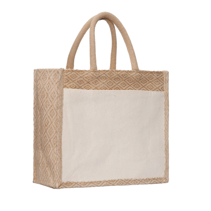 Jute Bag With Pocket