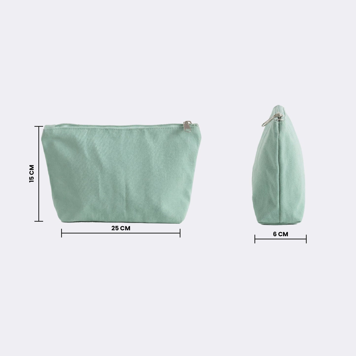 Travel Cotton Zipper Pouch