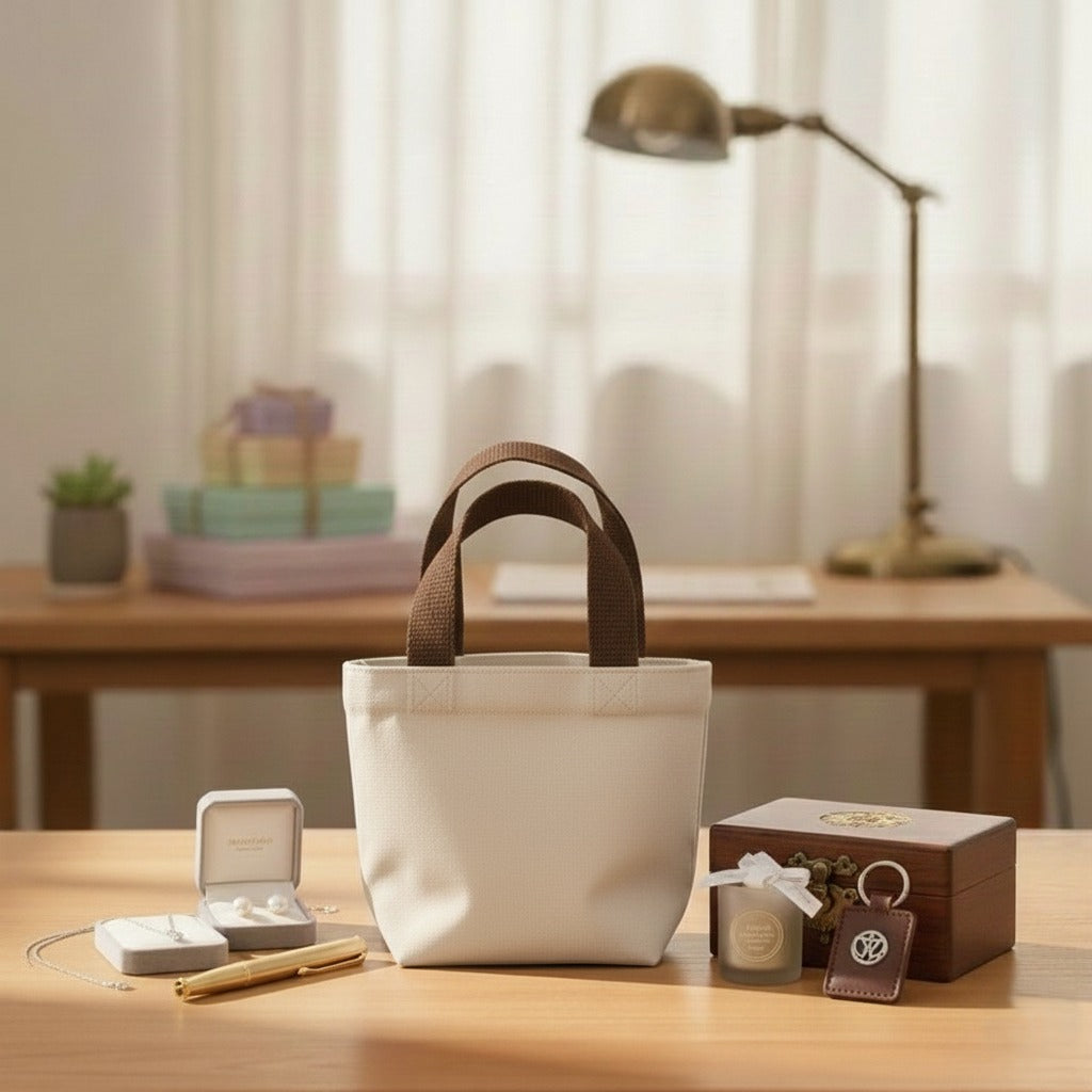 8.5x6x3.5 Inch Mini Hamper Bag | 330 GSM