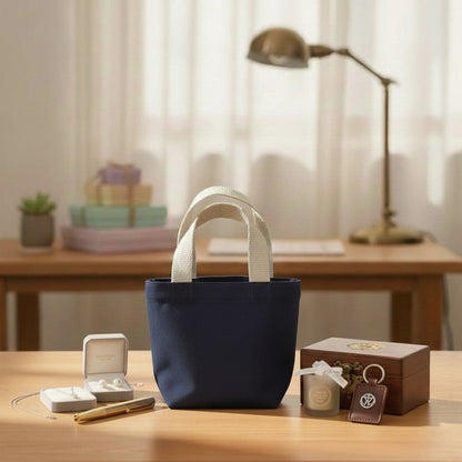 Custom 8.5x6x3.5 Inch Mini Hamper Bag | 330 GSM