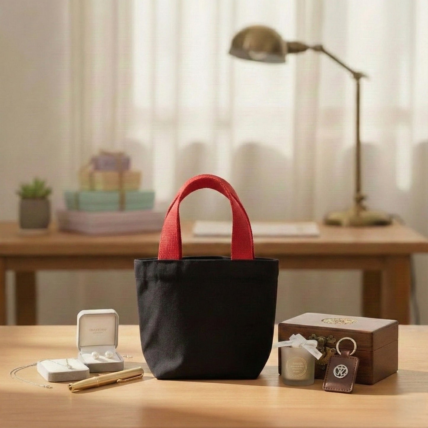 8.5x6x3.5 Inch Mini Hamper Bag | 330 GSM